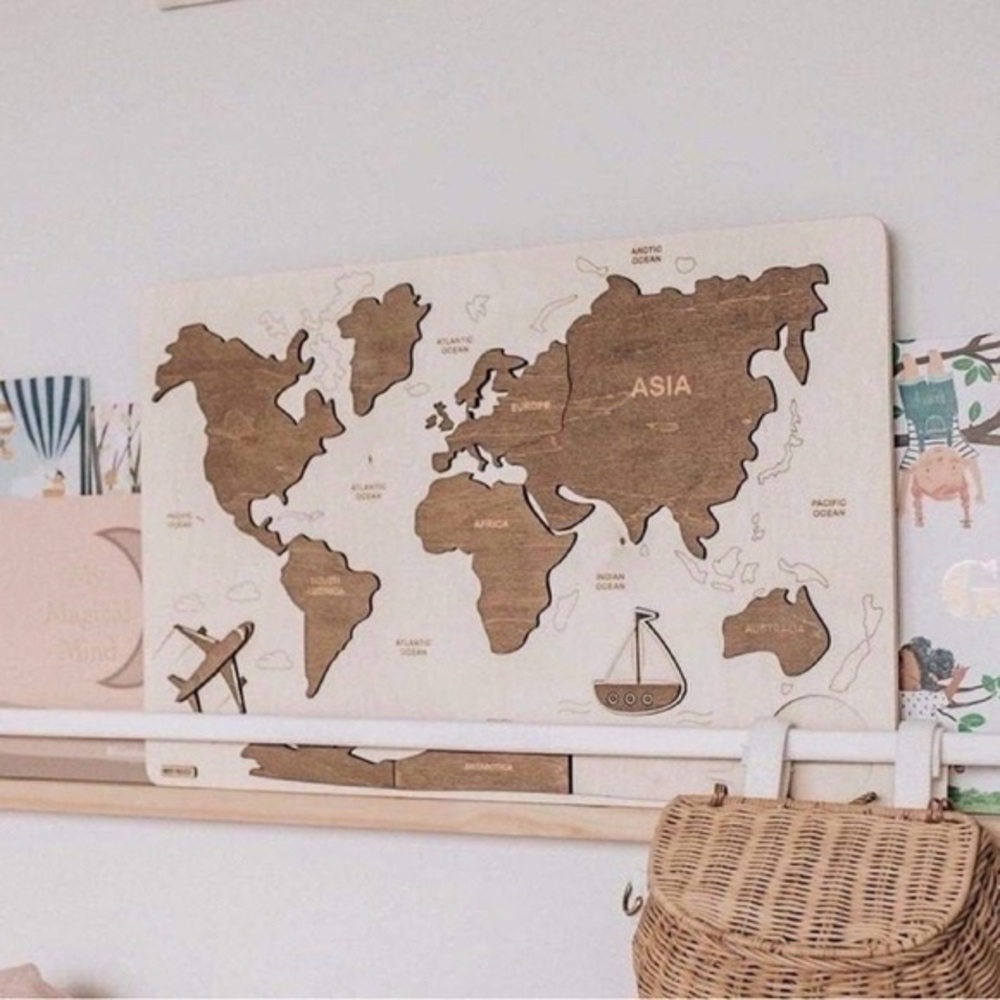 Wooden World Puzzle